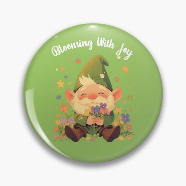 Item preview, Spring Gnome Blossom, Blooming With Joy (White Text) designed and sold by Frezcola.