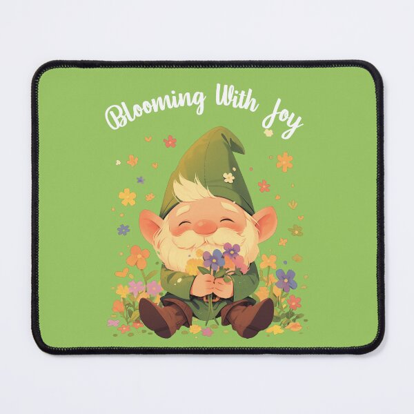 Item preview, Spring Gnome Blossom, Blooming With Joy (White Text) designed and sold by Frezcola.