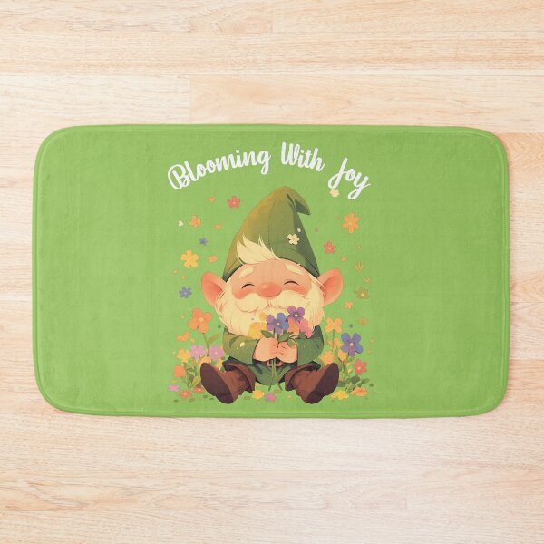 Item preview, Spring Gnome Blossom, Blooming With Joy (White Text) designed and sold by Frezcola.