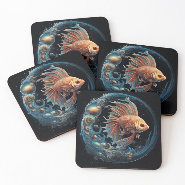 Item preview, Fish with Universe Bubbles designed and sold by Samuelsboro.