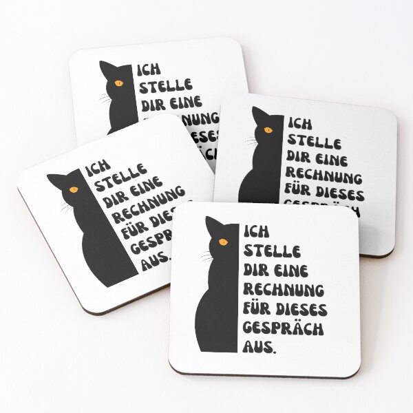 Item preview, Ich stelle dir eine Rechnung für dieses Gespräch aus | Cat Illustration Design - Humorous Design designed and sold by RM-Journey.