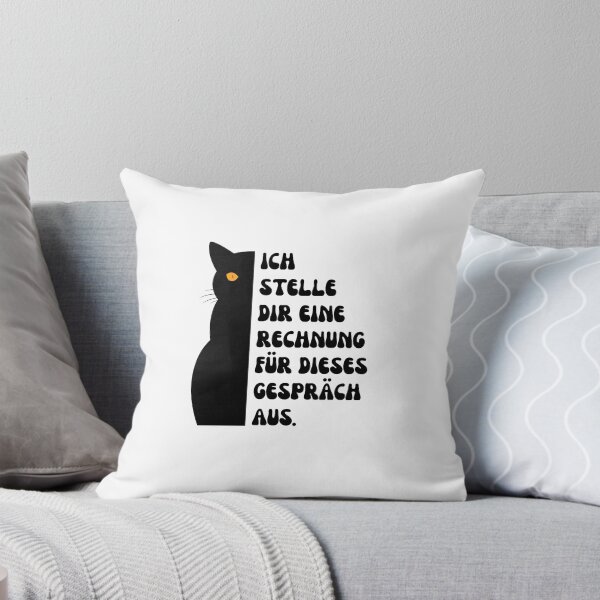Item preview, Ich stelle dir eine Rechnung für dieses Gespräch aus | Cat Illustration Design - Humorous Design designed and sold by RM-Journey.