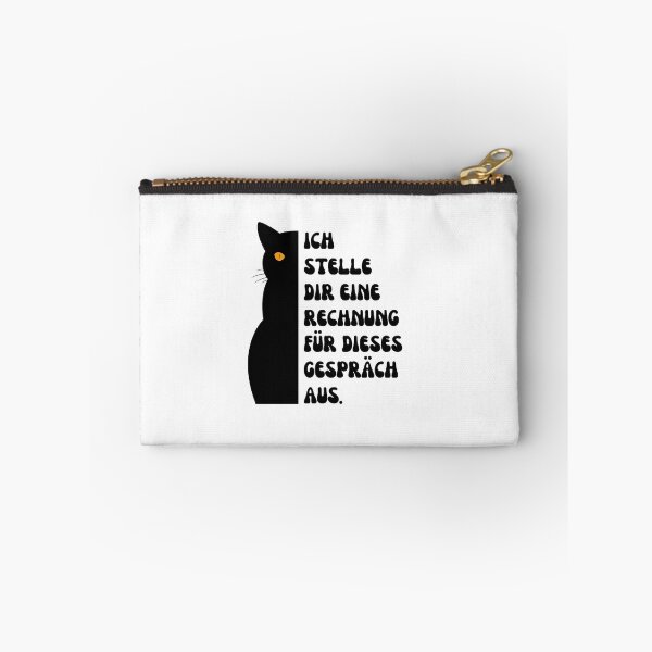 Item preview, Ich stelle dir eine Rechnung für dieses Gespräch aus | Cat Illustration Design - Humorous Design designed and sold by RM-Journey.