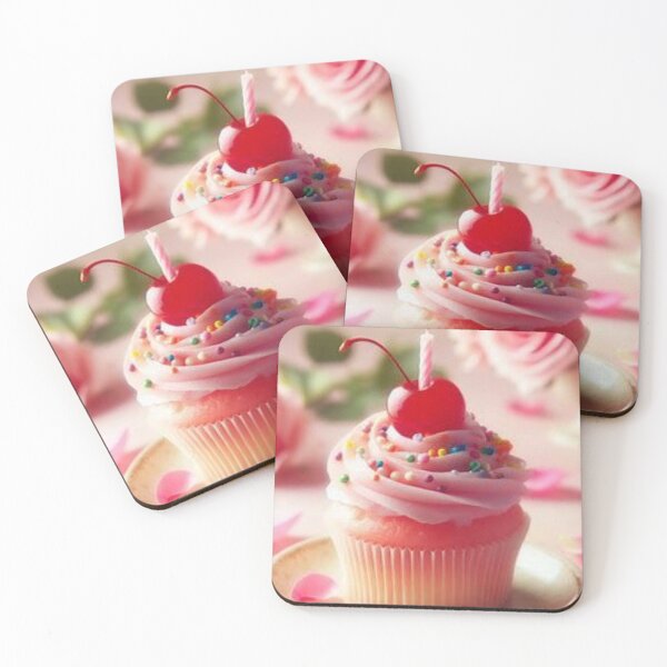 Item preview, Beautiful Pink Cupcakes flower art designed and sold by Hadebest-Design.