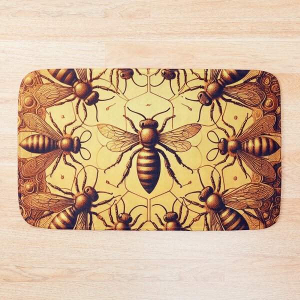 Item preview, Vintage Bees Pattern | Cute Honeybee Design designed and sold by asbno19.