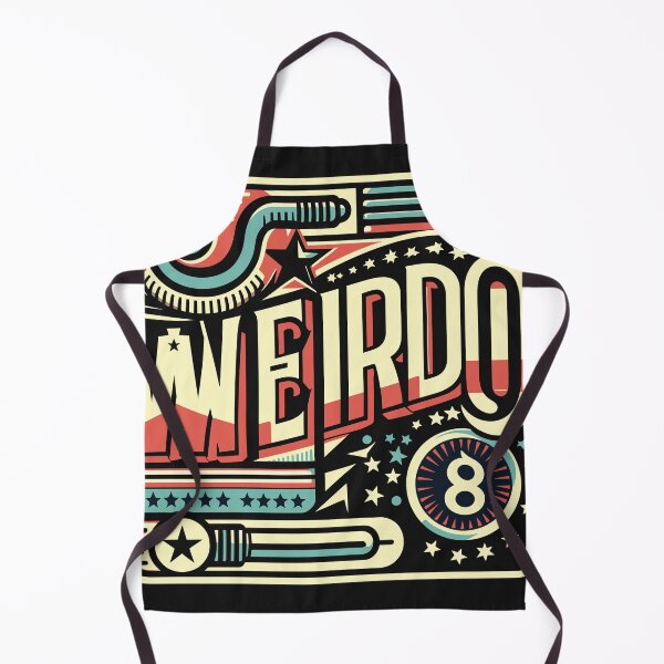 Item preview, Weirdo - Retro Style Colorful Typography Design designed and sold by diegomenjivar92.