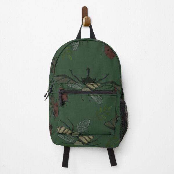 Item preview, Forest Green Insect Pattern designed and sold by beccabasics.