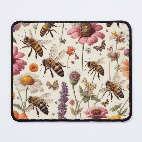 Item preview,  Vintage Bees Pattern | Cute Honeybee Design designed and sold by asbno19.