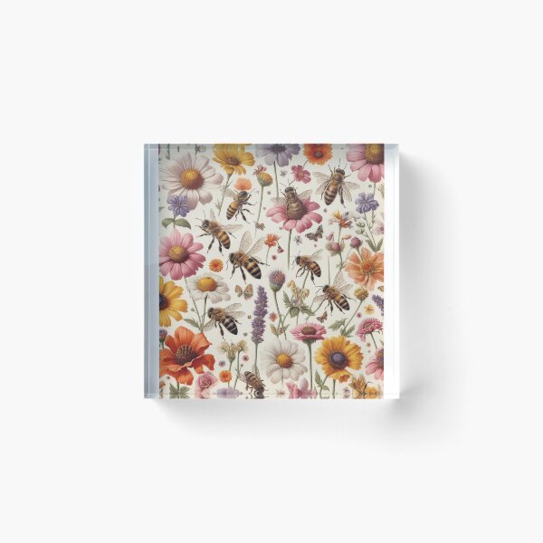 Item preview,  Vintage Bees Pattern | Cute Honeybee Design designed and sold by asbno19.