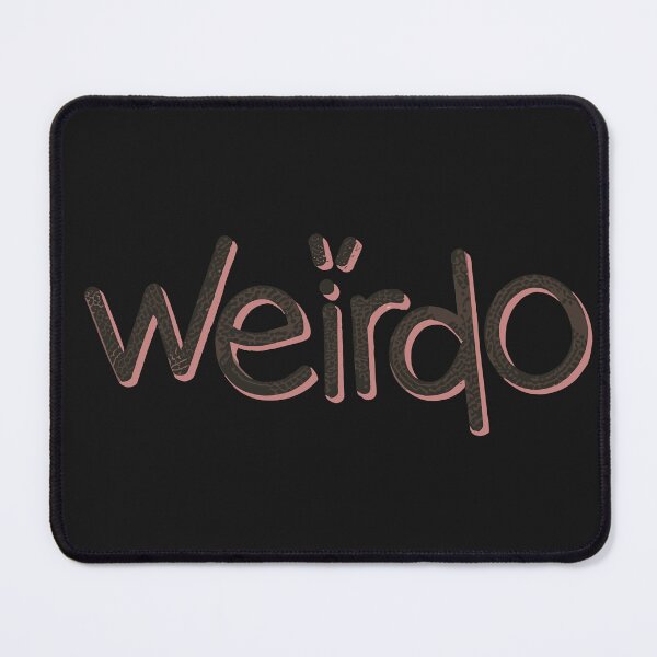 Item preview, Weirdo - Minimalist Typography in Brown designed and sold by diegomenjivar92.