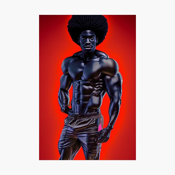 Aperçu de l'œuvre Art masculin noir créée et vendue par dudeoir.