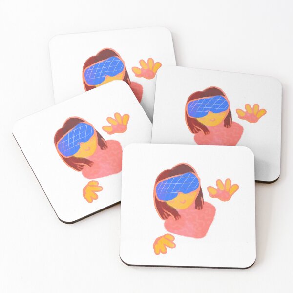 Item preview, Virtual Reality girl designed and sold by The Nerd Gift Source.