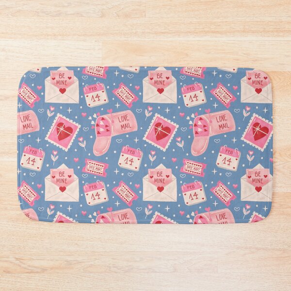 Item preview, Valentine's Mail - Blue designed and sold by Pink Brush Studio.