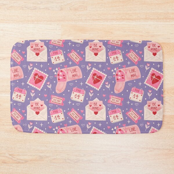 Item preview, Valentine's Mail - Purple designed and sold by Pink Brush Studio.