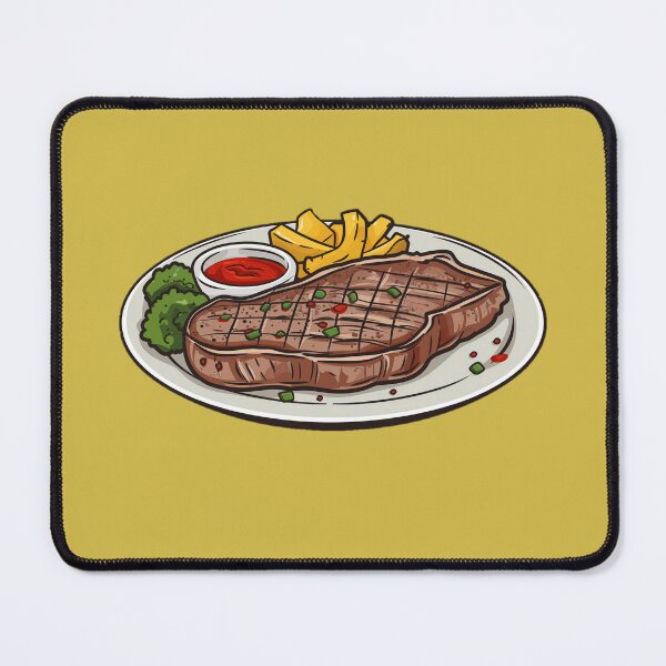 Item preview, Grilled Steak and Fries designed and sold by sakurashorty.