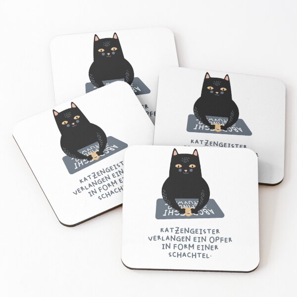 Artikelvorschau, Katzengeister verlangen ein Opfer in Form einer Schachtel | Katzentraum-Design entworfen und verkauft von RM-Journey.