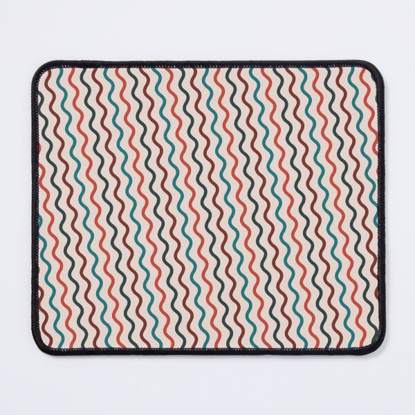 Item preview, Beige Orange & Green Parallel Wave Lines Infinity Pattern designed and sold by Alchemy-A-La-G.