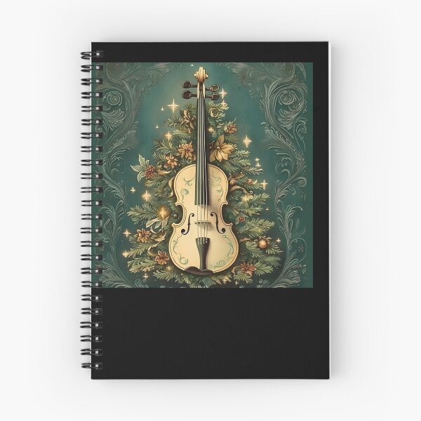 Item preview, Christmas Violin With Beautiful Filigree designed and sold by MiracleROLArt.