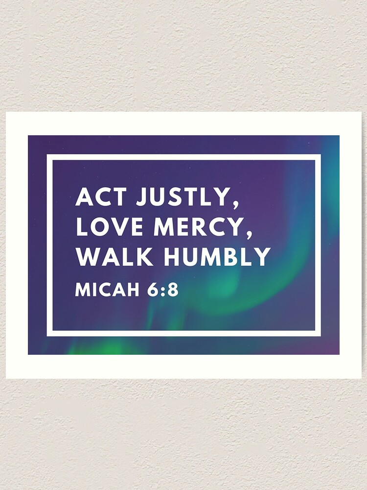 Personalized Acrylic Tumbler Micah 6:8 Walk Humbly Love Mercy Act Justly