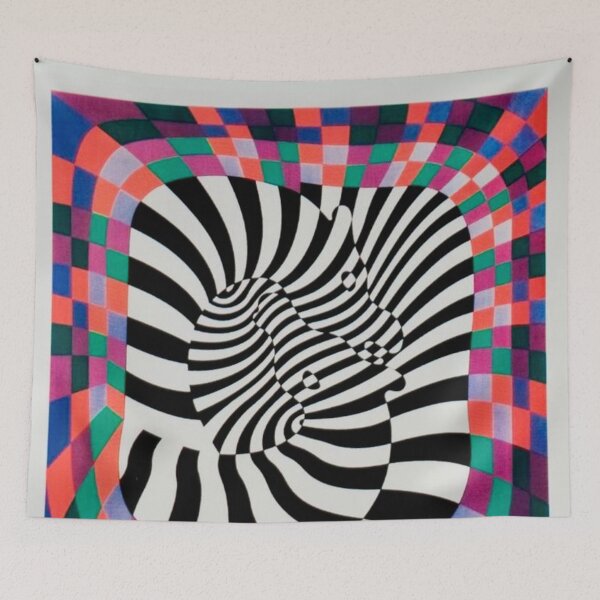 Item preview, Original Paintings by Victor Vasarely, 1906-1997, France, Op Art designed and sold by Bob-Studio.