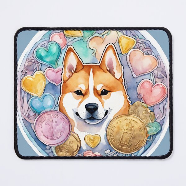 Item preview, Shiba Inu Dogecoin Wealth lucky charm designed and sold by VickyJo111.