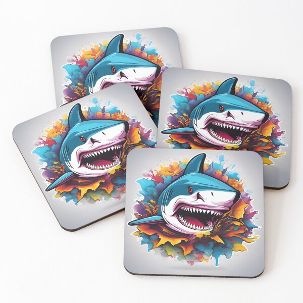 Item preview, Cool Graffiti Shark Pattern designed and sold by TheArtOfPat.