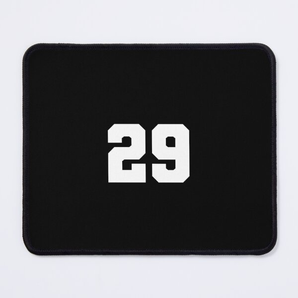 Item preview, 29, twenty-nine, white, soccer league designed and sold by Numbers-Art.