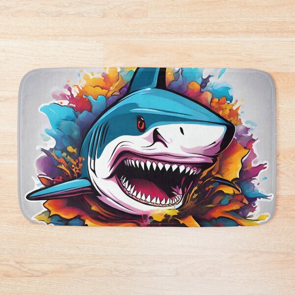 Item preview, Cool Graffiti Shark Pattern designed and sold by TheArtOfPat.