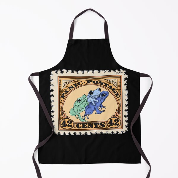 Item preview, Panic Postage: Frogs in Blue designed and sold by KrimszenZ.