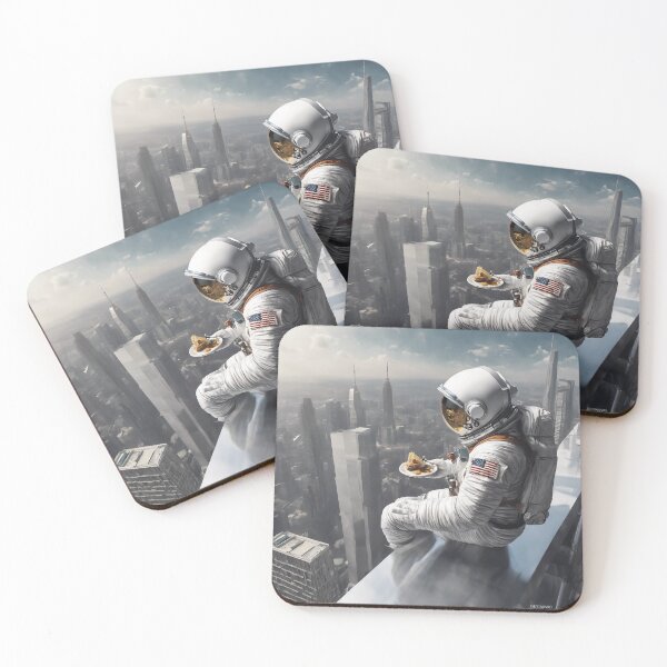 Item preview, Astronaut Lunch Hour atop a Skyscraper designed and sold by LuizSilva1983.