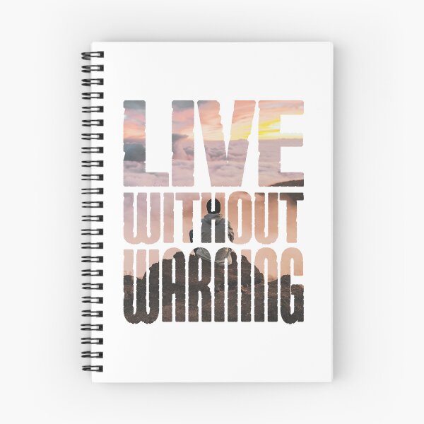 Item preview, LIVE WITHOUT WARNING designed and sold by paolaalchapar.