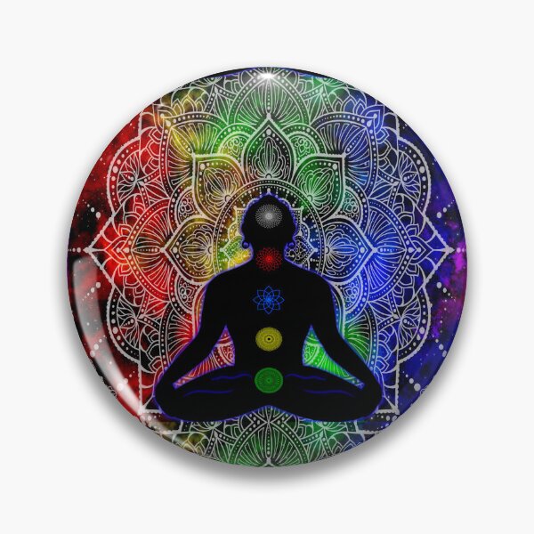 Item preview, Tibetan Chakras, nebula mandala, buddhist, lotus, abstract art designed and sold by MayGreenAbgrall.