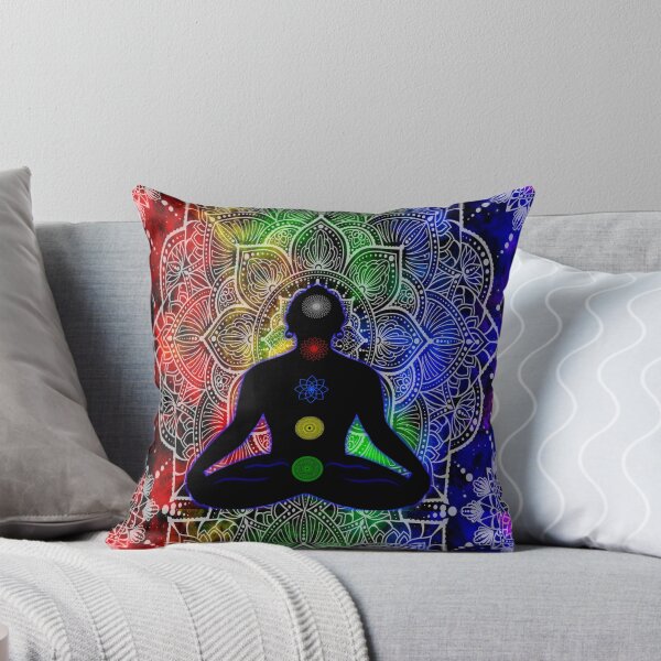 Item preview, Tibetan Chakras, nebula mandala, buddhist, lotus, abstract art designed and sold by MayGreenAbgrall.