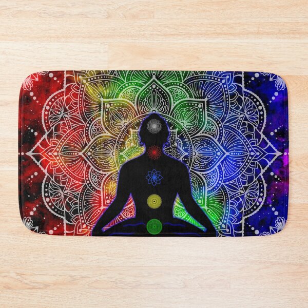 Item preview, Tibetan Chakras, nebula mandala, buddhist, lotus, abstract art designed and sold by MayGreenAbgrall.