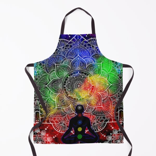 Item preview, Tibetan Chakras, nebula mandala, buddhist, lotus, abstract art designed and sold by MayGreenAbgrall.