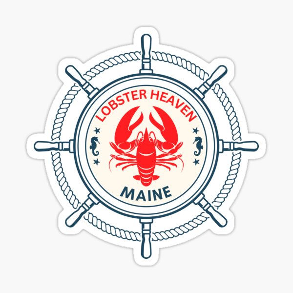Maine Lobster Heaven United States Sticker