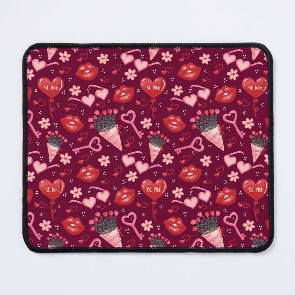 Item preview, Valentine's Day Kisses - Dark Pink designed and sold by Pink Brush Studio.