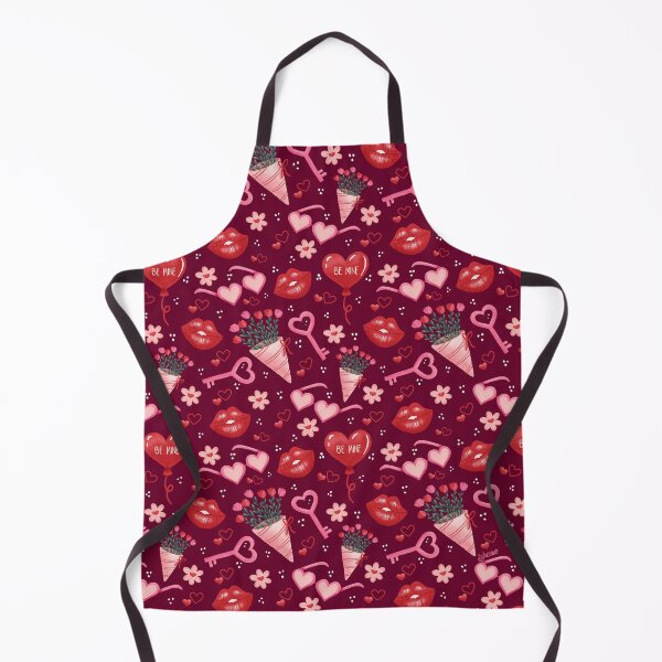 Item preview, Valentine's Day Kisses - Dark Pink designed and sold by Pink Brush Studio.