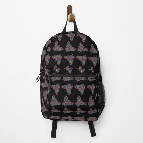 Item preview, Rainbow Butterfly (pattern black) designed and sold by 13mtm80-Designs.