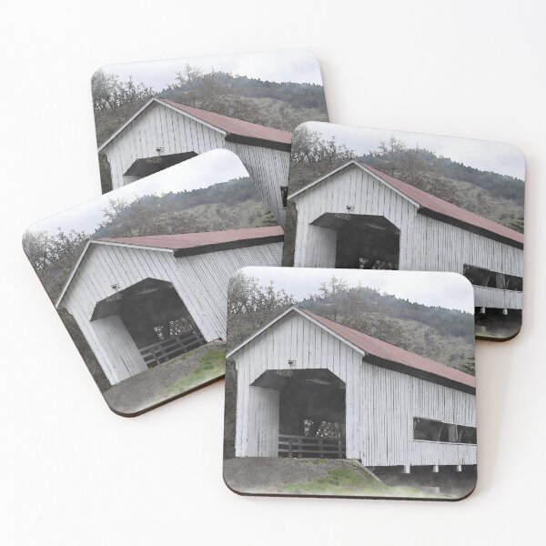 Item preview, The Red Roof Covered Bridge designed and sold by KirtTisdale.