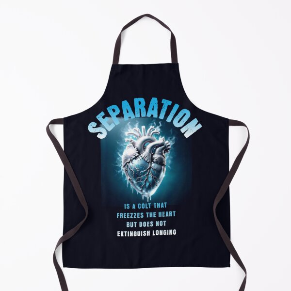 Item preview, Separation is a cold that freezes the heart but does not extinguish longing. designed and sold by ElenaHrubes.