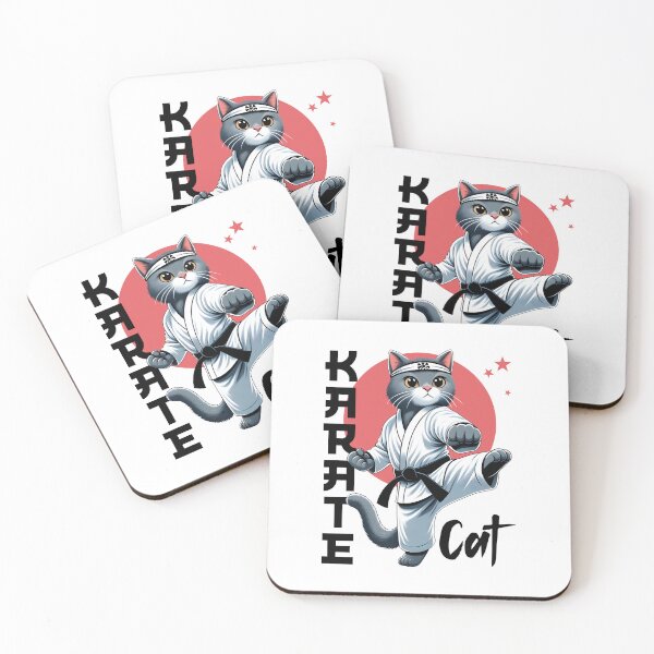 Item preview, Karate Cat Funny Kitty Sport Design designed and sold by Infinitee8hirts.