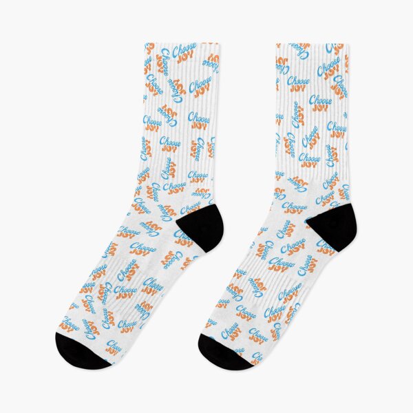 Item preview, Choose Joy in colours of blue and orange designed and sold by BritishDelights.