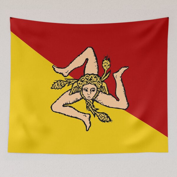 Item preview, Sicilian Flag of Sicily designed and sold by Bruiserstang.