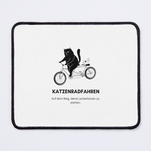 Item preview, Katzenradfahren: Auf dem Weg, deine Leckerbissen zu stehlen | Cat Dreams Design designed and sold by RM-Journey.