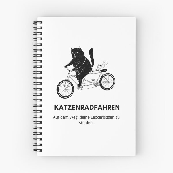 Item preview, Katzenradfahren: Auf dem Weg, deine Leckerbissen zu stehlen | Cat Dreams Design designed and sold by RM-Journey.