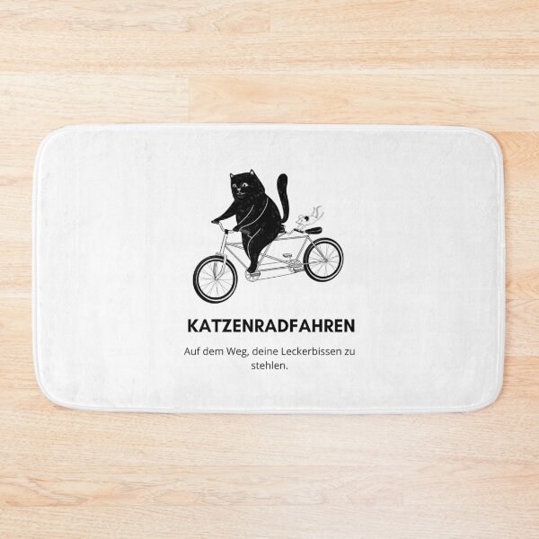 Item preview, Katzenradfahren: Auf dem Weg, deine Leckerbissen zu stehlen | Cat Dreams Design designed and sold by RM-Journey.