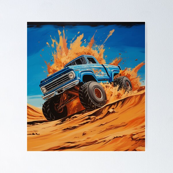 Monster Truck Wall Art for Sale