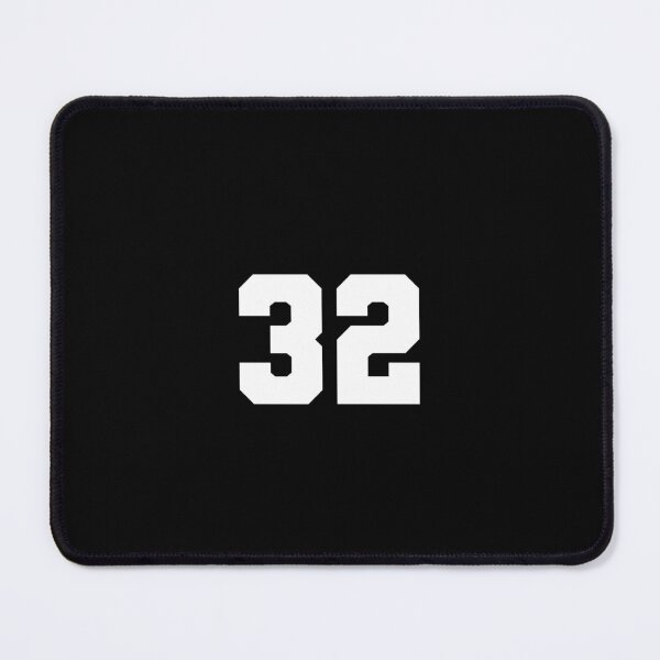 Item preview, 32, thirty-two, white, soccer league designed and sold by Numbers-Art.
