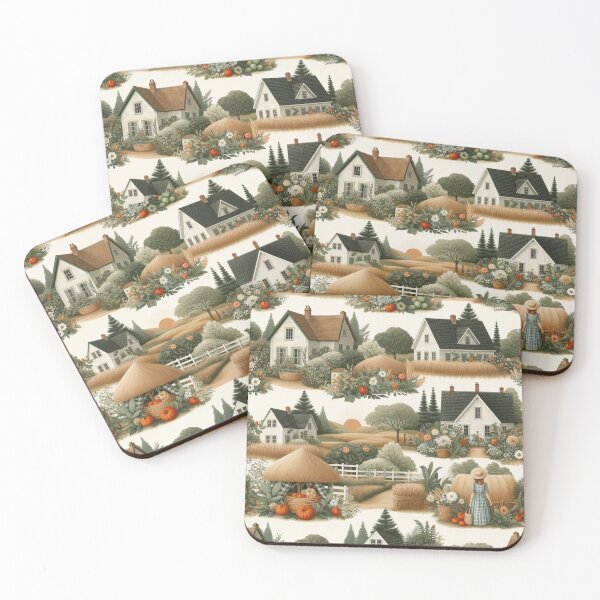 Item preview, Gabled Roofs and Rustic Charm designed and sold by Dominika Farkašová.